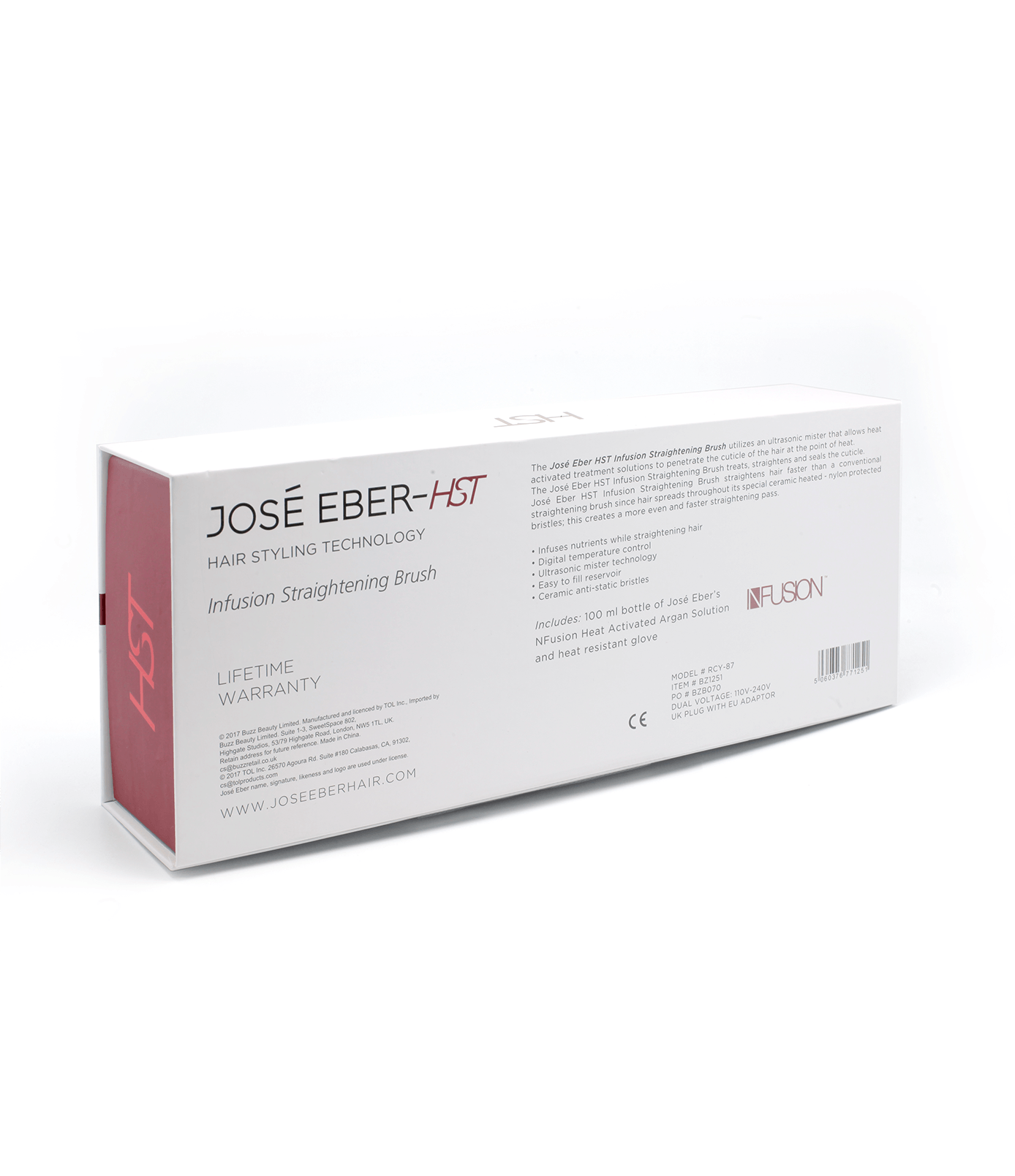 Hair straightening sale brush jose eber